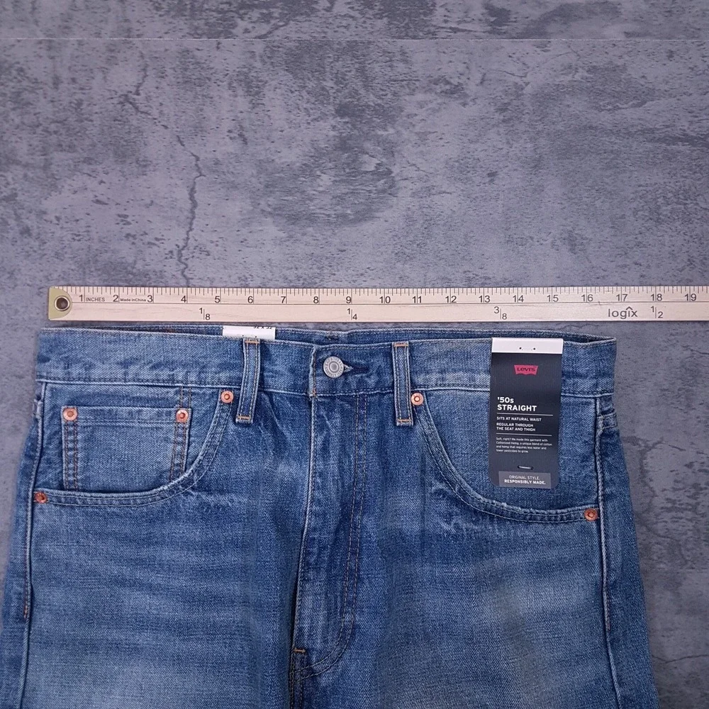 LEVI'S Lot 50's‎ Straight Premium Quality Selvedge Denim Jeans Mens Size 32x32
